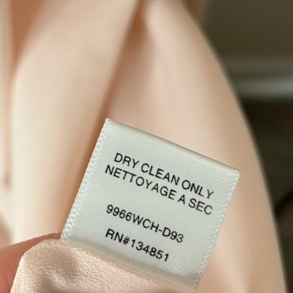 WAYF The Jamie Maxi Dress Ruffle Wrap Attached Tie Waist Gown Ballet Pink XXS - Picture 11 of 16